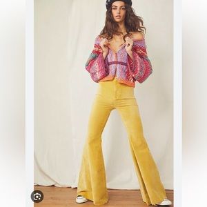 Free People Just Float On Flare Pants
